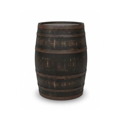 Wooden whiskey barrel