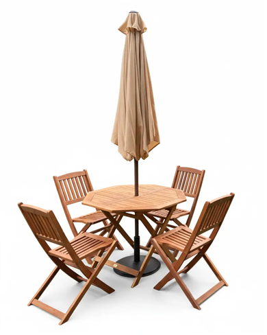 Wooden garden set