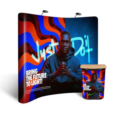 Vision Curved Pop-Up Display Kit 3x3