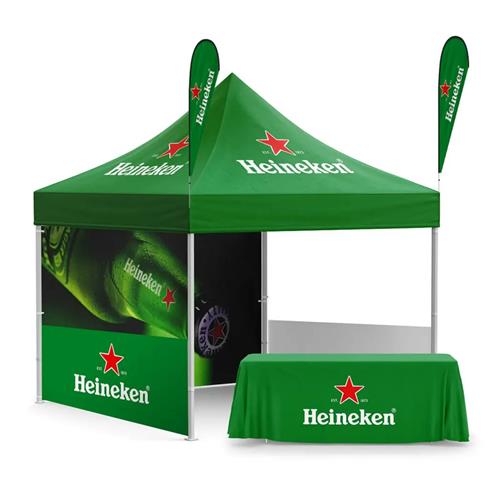 Vision Plus 3m x 3m Gazebo with Double-Sided Printed Walls